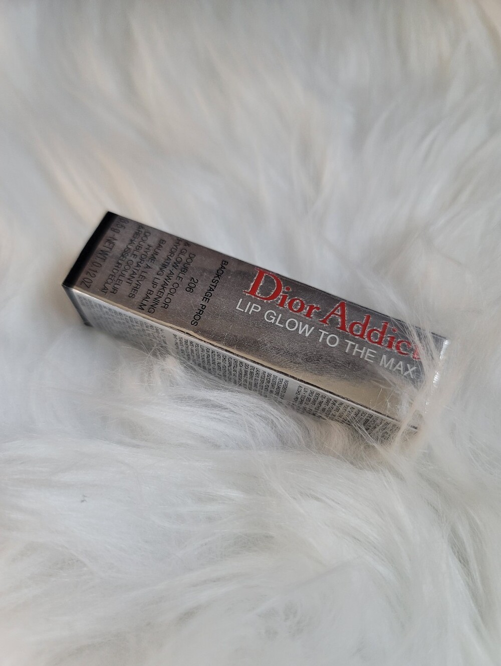 Christian Dior Addict Lip Glow To The Max Double Color Lip Balm Berry#206 Berry